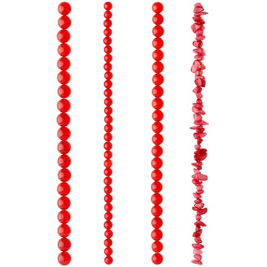 Red Quartzite Beads Value Pack by Bead Landing&#x2122;